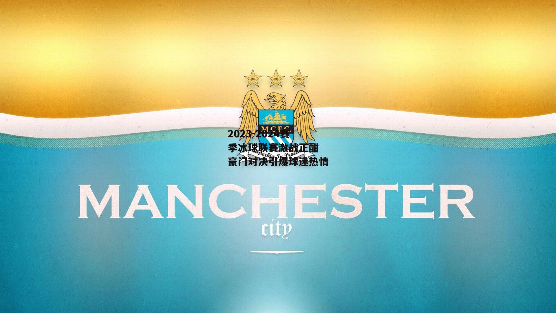 2023-2024赛季冰球联赛激战正酣 豪门对决引爆球迷热情-乐竞体育官网